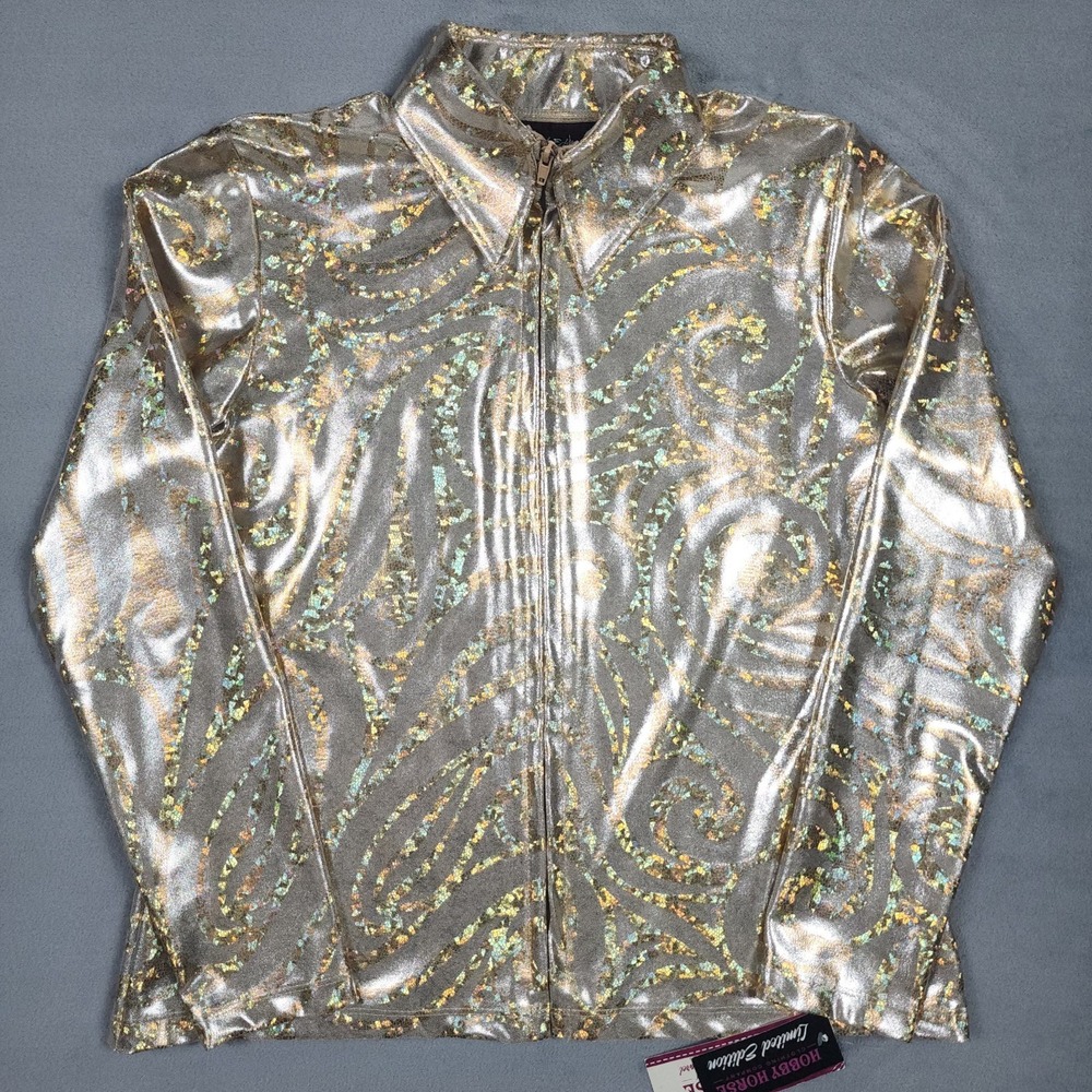 Hobby Horse Limited Edition Athena Show Jacket Womens 1X Gold Paisley USA NWT